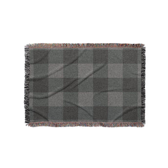 Buffalo Plaid Charcoal Black in Small (37" x 52") Size
