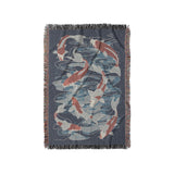 Koi Pond Blue in Small (37" x 52") Size