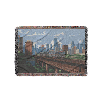 Chicago Metro in Small (37" x 52") Size