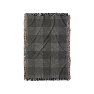 Buffalo Plaid Charcoal Black in Small (37" x 52") Size