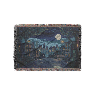 8 Bit Uptown Twilight Skyline in Small (37" x 52") Size