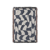 Twyla Checkered Navy in Small (37" x 52") Size