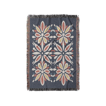 Jasmina Navy Multicolor in Small (37" x 52") Size