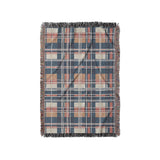 MacPherson Plaid Navy & Gold in Small (37" x 52") Size