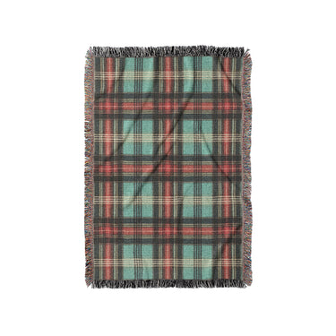 Ferguson Plaid Teal Red in Small (37" x 52") Size
