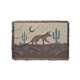 Desert Coyote Dark Red Clay & Dusty Blue in Small (37" x 52") Size