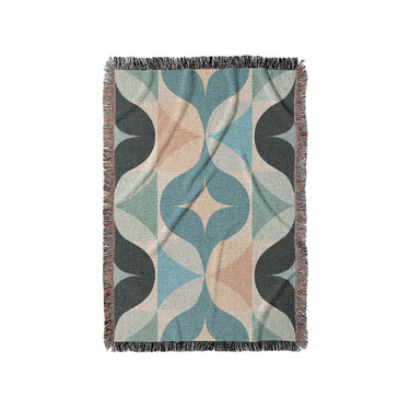 Maxine Seafoam & Peach in Small (37" x 52") Size