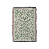 Floranna Ivory & Green in Small (37" x 52") Size