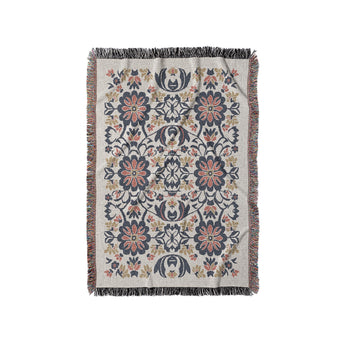 Georgiana Navy & Red in Small (37" x 52") Size