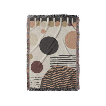 Charl Orange & Taupe in Small (37" x 52") Size