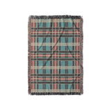Ferguson Plaid Teal Red in Small (37" x 52") Size