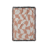 Twyla Checkered Coral in Small (37" x 52") Size