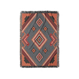 Mehdi Blue & Orange in Small (37" x 52") Size