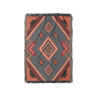 Mehdi Blue & Orange in Small (37" x 52") Size