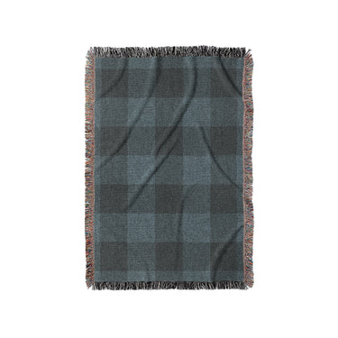 Buffalo Plaid Dark Navy in Small (37" x 52") Size