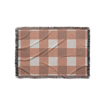 Buffalo Plaid Light Terracotta in Small (37" x 52") Size