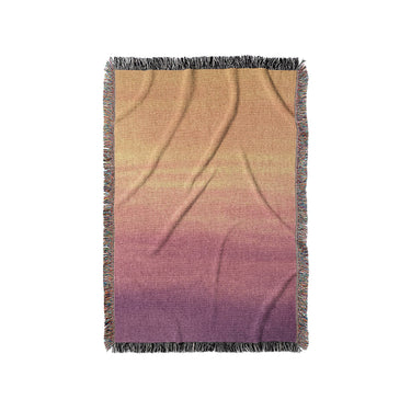 Imogen Watercolor Orange & Purple Ombre in Small (37" x 52") Size