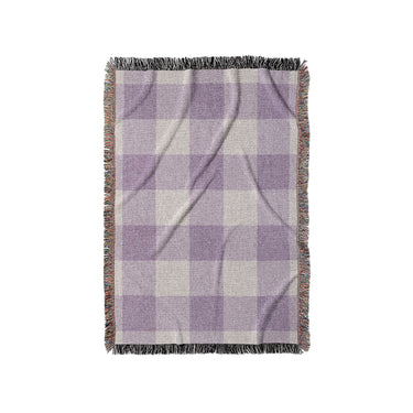 Buffalo Plaid Lilac in Small (37" x 52") Size