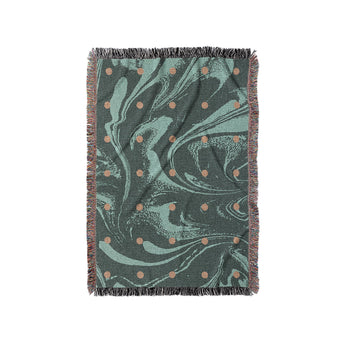 Acid Burn Teal & Orange in Small (37" x 52") Size