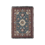 Miriam Navy & Burgandy in Small (37" x 52") Size