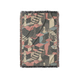 Harmon Surreal Check Blue & Pink in Small (37" x 52") Size