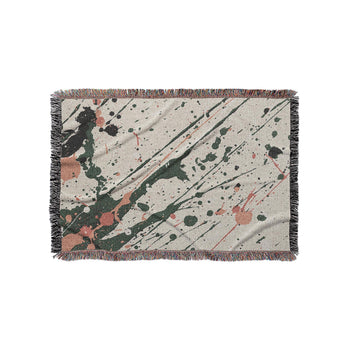 Jason Dark Teal & Orange in Small (37" x 52") Size