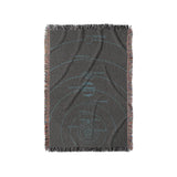 Solar System Charcoal & Teal in Small (37" x 52") Size