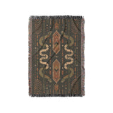 Ophidian Snakes Green & Orange in Small (37" x 52") Size