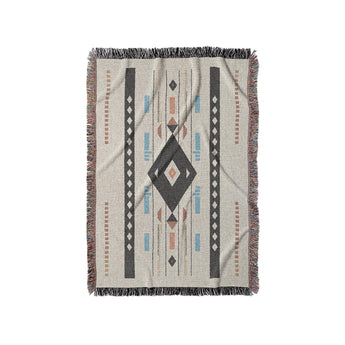 Zosia Black & Taupe in Small (37" x 52") Size