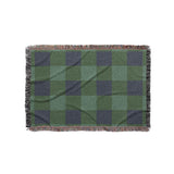 Buffalo Plaid Green Navy in Small (37" x 52") Size