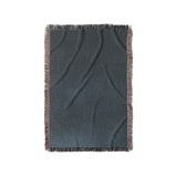 Keanu Watercolor Navy Blue Ombre in Small (37" x 52") Size