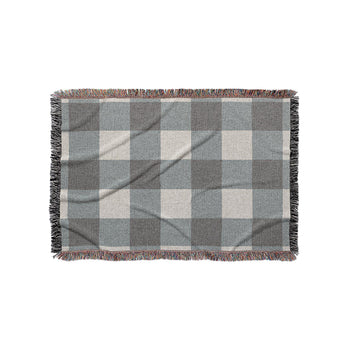 Buffalo Plaid Light Grey in Small (37" x 52") Size