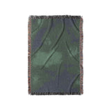 Andromeda Watercolor Navy & Kelly Green in Small (37" x 52") Size