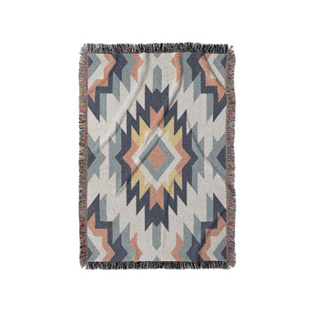 Dakota Blue & Orange in Small (37" x 52") Size