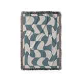 Twyla Checkered Aquamarine in Small (37" x 52") Size