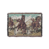 Thoroughbred Race for Blood in Small (37" x 52") Size