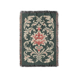 Aubrey Forest Green & Red in Small (37" x 52") Size