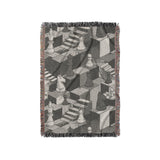 Harmon Surreal Chess Black & White in Small (37" x 52") Size