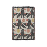 Tribal Birds Ivory in Small (37" x 52") Size