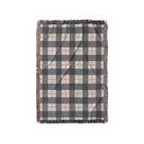 Wallace Plaid Navy & Red in Small (37" x 52") Size