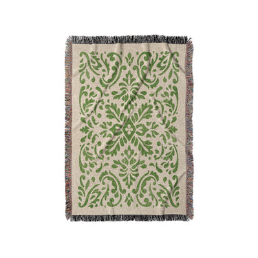 Floranna Ivory & Green in Small (37" x 52") Size