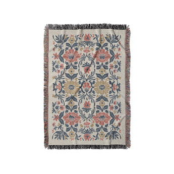 Corriana Navy & Red in Small (37" x 52") Size