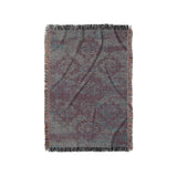 Jonah Maroon & Turquoise in Small (37" x 52") Size