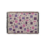 Geometric Confetti Purple & Pink in Small (37" x 52") Size