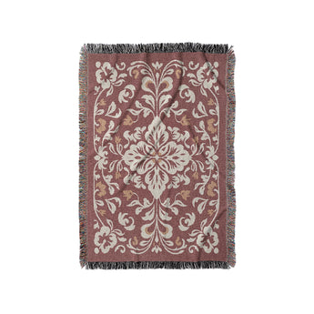Annette Red & Ivory in Small (37" x 52") Size