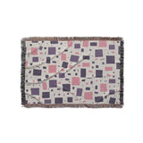 Geometric Confetti Purple & Pink in Small (37" x 52") Size