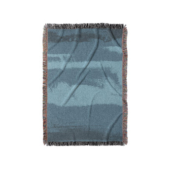 Jacinda Watercolor Blue Ombre in Small (37" x 52") Size