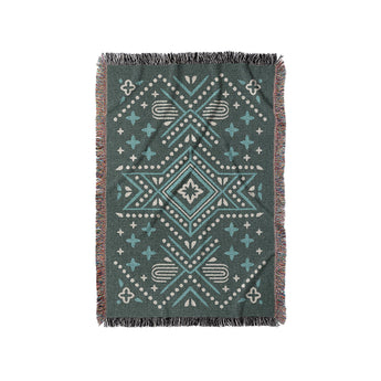 Durand Deep Turquoise in Small (37" x 52") Size