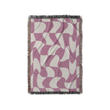 Twyla Checkered Fuchsia in Small (37" x 52") Size