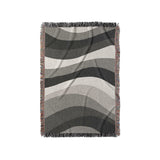 Sinuous Grey Monochrome in Small (37" x 52") Size